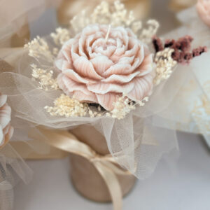 Flower box BRZOSKWINIOWY- XS