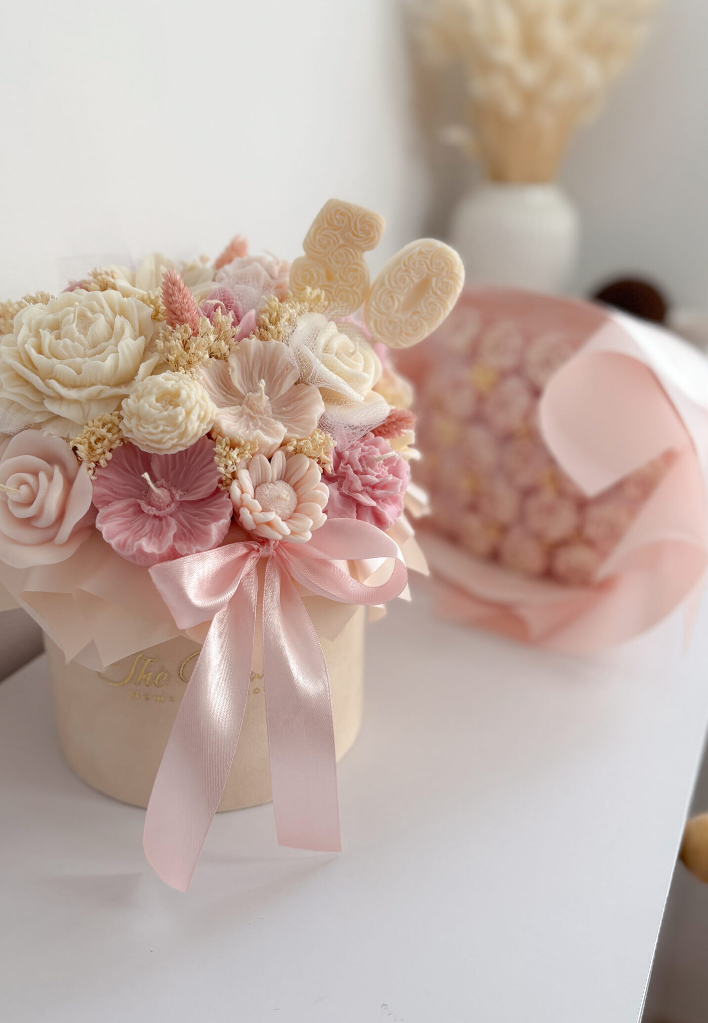 Flower Box RÓŻOWY- L