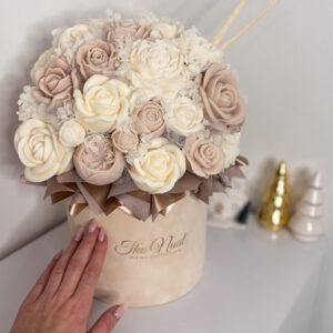 Flower box BEŻOWY- XL