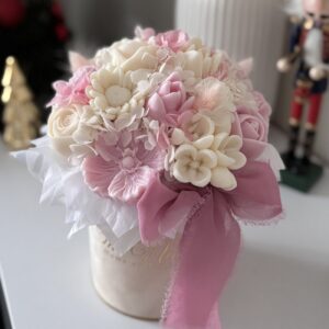 Flower box RÓŻOWY- S